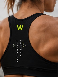 Crop top back with lime W