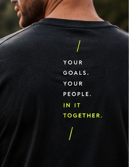 Back print: Your goals. Your people. In it together.
