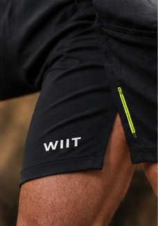 Shorts with lime zip pocket
